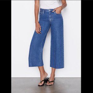 FRAME High Rise Wide Leg Jeans (COLOR NRDC)